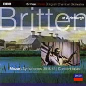 Britten At Aldeburgh Vol 4 - Mozart: Symphonies Nos 39,41 etc