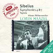 Sibelius: Symphonies no 4 & 7, Tapiola / Maazel, Vienna PO