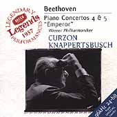 Beethoven: Piano Concertos nos 4 & 5 / Curzon, Knappertsbusch et al