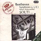 Beethoven: Symphonies nos 3, 5 & 7 / Sir Georg Solti, Wiener Philharmoniker