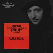 Mozart: Piano Concerto No.9, D.Scarlatti / 11Keyboard Sonatas / Clara Haskil(p), Jerzy Swoboda(cond), Winterthur Symphonie-Orchester