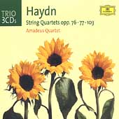Haydn: String Quartets Op 76, Op, 77, Op.103 / Amadeus String Quartet