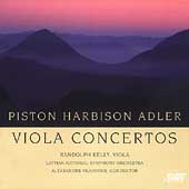 Piston, Harbison, Adler: Viola Concertos / Kelly, et al