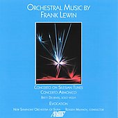 Orchestral Music of Frank Lewin -Concerto on Silesian Tunes, Concerto Armonico, Evocation / Rossen Milanov(cond), New Symphony Orchestra of Sofia, etc