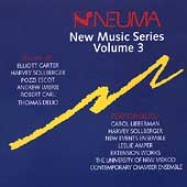 New Music Series Vol 3 - Carter, Sollberger, Escot, DeLio