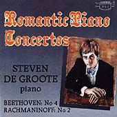 Romantic Piano Concertos - Beethoven, Rachmaninov /De Groote