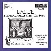 Laude - Medieval Italian Spiritual Songs / Binkley, et al