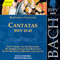 Bach: Cantatas BWV 43-45 Edition Bach Akademie Vol.15 / Arleen Auger(S), Julia Hamari(A), Helmuth Rilling(cond), Gachinger Kantorei Stuttgart, etc
