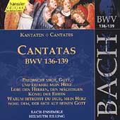 Edition Bachakademie Vol 43 - Cantatas BWV 136-139 / Rilling