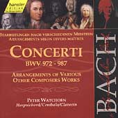 Edition Bachakademie Vol 111 -Concerti BWV 972-987 /Watchorn
