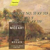 Mozart: Symphony K319, Serenade K320 "Posthorn" / Brown