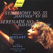 Mozart: Symphony no 35, Serenade no 7 / Iona Brown, ASMF