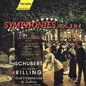 Schubert: Symphonies no 3 & 4 / Rilling, Royal PO Galicia