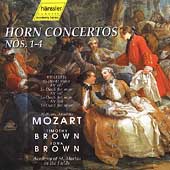 Mozart: Horn Concertos / Timothy Brown, Iona Brown, ASMF