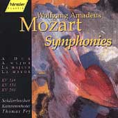 Mozart: Symphonies K 114, 134 & 201 / Fey, Schlierbach CO   hamber Orchestra
