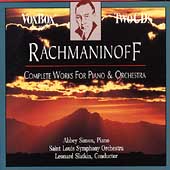Rachmaninoff: Works for Piano and Orchestra / Simon, Slatkin