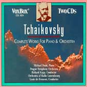 Tchaikovsky: Complete Works for Piano & Orchestra / Ponti