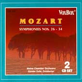 Mozart: Symphonies 26-34 / Kehr, Mainz Chamber Orchestra