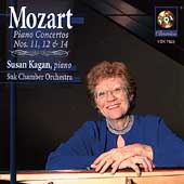 Mozart: Piano Concertos no 11, 12, 14 / Kagan, Suk Orchestra