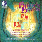 The Hidden Haydn - Symphonies / Hsu, Apollo Ensemble