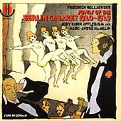 Songs...Berlin Cabaret 1920-1929