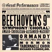 Beethoven: Symphony no 9 / Ormandy, Amara, Alexander et al