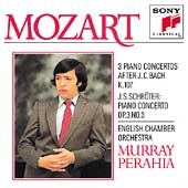 Mozart: 3 Concertos K 107; Schroeter / Perahia, English CO