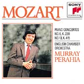 Mozart: Piano Concertos nos 6 & 13 / Perahia, English CO