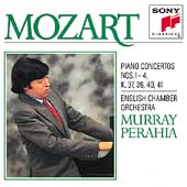 Mozart: Piano Concertos nos 1-4 / Perahia, English CO