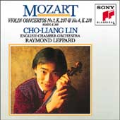 Mozart: Violin Concertos 1 & 4, etc / Lin, Leppard, ECO