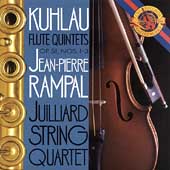 Kuhlau: Flute Quintets Op 51 / Rampal, Julliard Quartet