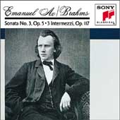 Brahms: Piano Sonata no 3, Intermezzi / Emanuel Ax
