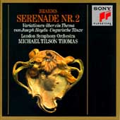 Brahms: Serenade no 2, etc / Tilson Thomas, London SO