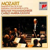 Mozart: Symphony no 39, etc / Giulini, Berlin Philharmoniker