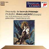 Stravinsky: Le Sacre du Printemps;  Prokofiev / Mehta