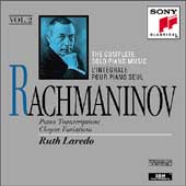 Rachmaninov: Complete Solo Piano Music Vol 2 / Ruth Laredo