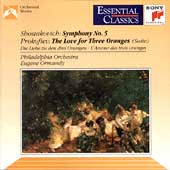 Shostakovich: Symphony no 5, etc;  Prokofiev / Ormandy