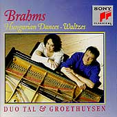 Brahms: Hungarian Dances, Waltzes / Duo Tal & Groethuysen