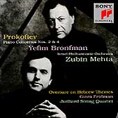 Prokofiev: Piano Concertos 2 & 4, etc / Bronfman, Mehta