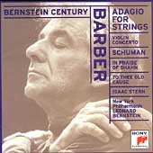 Bernstein Century - Barber: Adagio, Violin Concerto; Schuman