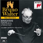 Bruno Walter Edition - Brahms Symphony no 4, etc