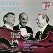Isaac Stern - A Life In Music - Barber, Maxwell Davies