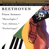 Beethoven: Piano Sonatas - Moonlight, Les Adieux, Pathetique