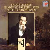 Schubert: Piano Music Four Hands Vol 4 / Tal & Groethuysen
