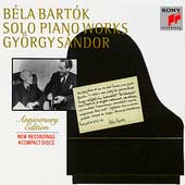 Bela Bartok - Solo Piano Works / Gyoergy Sandor