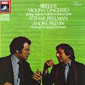 Sibelius: Violin Concerto;  Sinding: Suite / Perlman, Previn