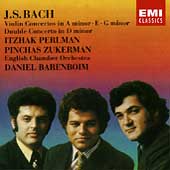 Bach: Violin Concertos / Perlman, Zukerman, Barenboim, et al