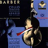 Barber: Cello Concerto, Cello Sonata, Adagio / Kirshbaum