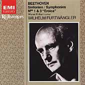 Beethoven: Symphonies nos 1 & 3 / Furtwaengler, VPO - 1952