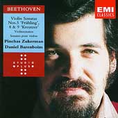 Beethoven: Violin Sonatas 5, 8 & 9 / Zukerman, Barenboim